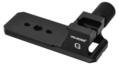 Image de Support de trépied pour objectif VELEDGE, support, collier, pied de rechange, adaptateur pour trépied, alliage d'aluminium avec filetage 1/4 pouce et 3/8 pouce, plaque à fixation rapide Arca-Swiss
