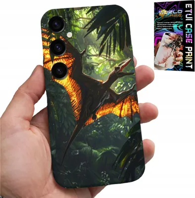Zdjęcie produktu dla Etui Do Samsung Galaxy A04S - Dino Dinozaur Pterodaktyl Futerał Plecki
