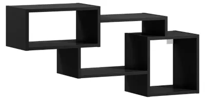 Obrázok produktu pre Nástenná polica ALITTY 96x46 cm, čierna