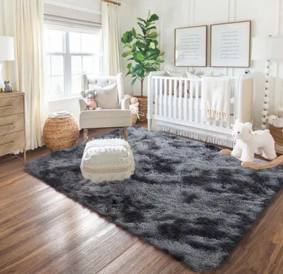 Image de Tapis de salon moelleux - Tapis doux et confortable 160 x 230 cm