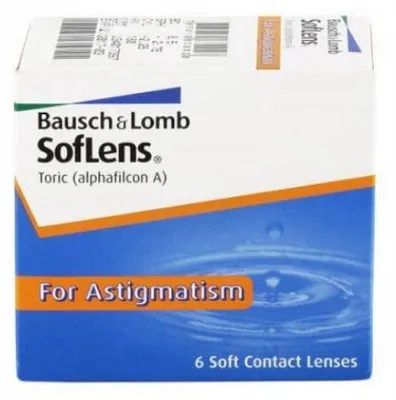 Produktbild von Kontaktlinsen Bausch & Lomb Soflens 66 Toric 6 Stück Monatslinsen