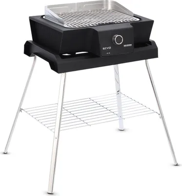 Produktbild von SEVERIN SEVO GS PG 8119 aus Edelstahl, schwarzsilber Elektrogrill Grill Steakboard Barbecue-grill Tischgrill Standgrill