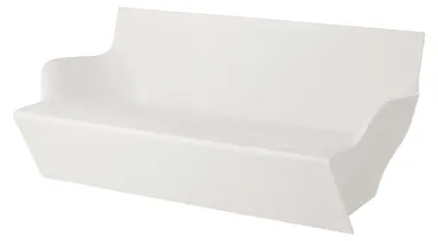 Produktbild von Moderner 2-Sitzer Garten-Außensofa Kami Yon Slide Design - Weiß