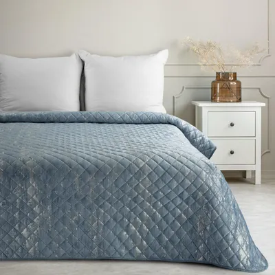 Produktbild von Tagesdecke BLINK 3 blau 220x240 cm blau silber