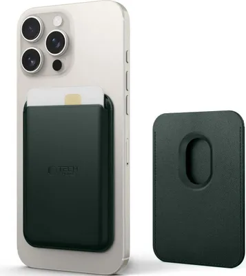 Obrázok produktu pre Puzdro na karty s MagSafe, Tech-Protect MagWallet, zelené