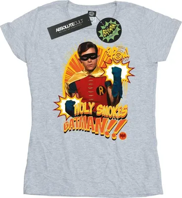 Produktbild von DC Comics - "Holy Smokes" T-Shirt für Damen BI12340 (XL) (Grau)