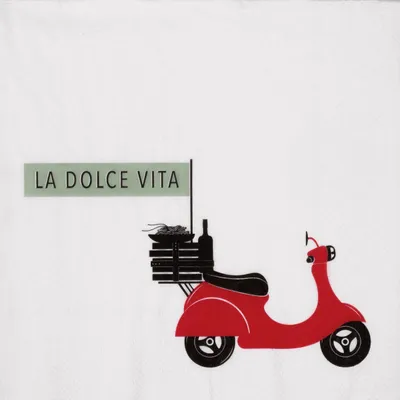 Produktbild von Räder Serviette 33x33cm, La dolce vita