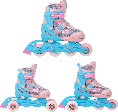 Produktbild von 3in1 Inlineskates/Triskates/Rollschuhe Raven Etta 27-30 verstellbare Größe