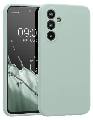 Produktbild von kwmobile Hülle kompatibel mit Samsung Galaxy A54 5G - Hülle Silikon gummiert - Handyhülle - Handy Case in Cool Mint