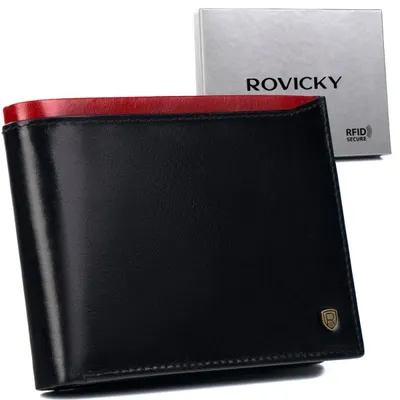 Obrázek produktu pro Rovicky Pánská peněženka Vaenerius černo-červená Univerzální