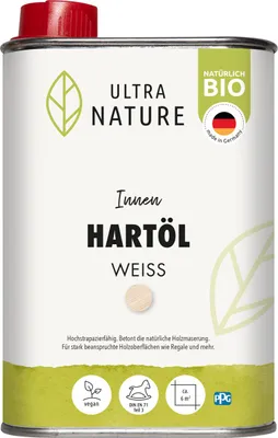 Produktbild von Ultra Nature Hartöl 250 ml weiß