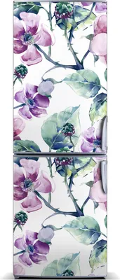 Produktbild von Tulup Kühlschrankdekoration - Magnetmatte - 60 cm x 180 cm - Magnet auf dem Kühlschrank - Blumen Brombeeren