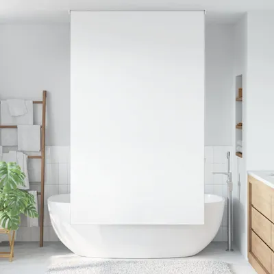 Immagine prodotto di Tenda a Rullo Doccia 120x240 cm Larghezza Tessuto 116 cm