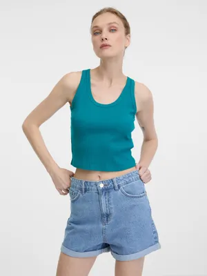 Produktbild von Orsay Türkises Crop-Tanktop für Damen 1000801X4728__M