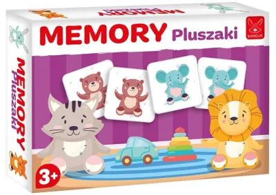 Zdjęcie produktu dla Gra Memory Pluszaki dla dzieci