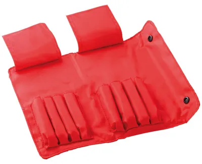 Produktbild von triangle Rolltasche rot, leer, 8-tlg.
