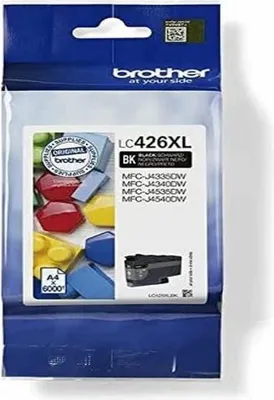 Produktbild von Tintenpatrone, BROTHER LC426XLBK, Schwarz, Hohe Kapazität, 6000 Seiten, Für MFC-J4340DW, MFC-J4540DW, MFC-J4540DWXL