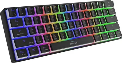 Obrázek produktu pro Klávesnice Genesis Mechanical Gaming Keyboard Thor 660 Wireless RGB Backligtht Gateron Red Black