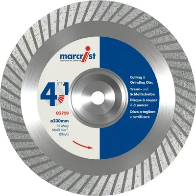 Produktbild von Marcrist Trenn-/Schleifscheibe CG750, Ø 230mm / Bohrung: 22,2mm