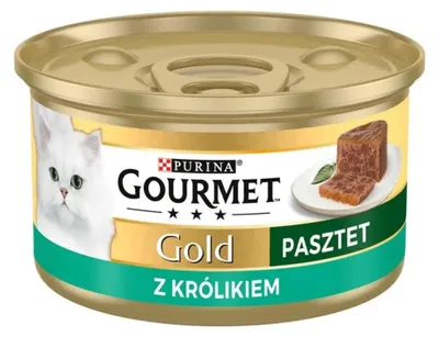 Obrázok produktu pre GOURMET Gold Rabbit - mokrá strava pre mačky - 85 g