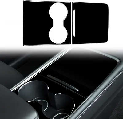 Imagen del producto de Calcomanía decorativa para el panel de control central del Tesla Model 3, compatible con tracción delantera y trasera (color )