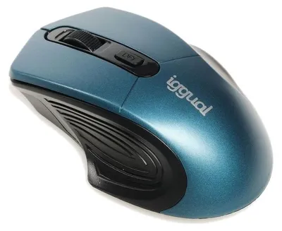 Imagen del producto de iggual Ratón inalámbrico ERGONOMIC-L-1600DPI azul