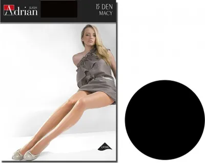 Produktbild von ADRIAN KLASSISCHE STRUMPFHOSE 15 DEN MACY  Nero 2