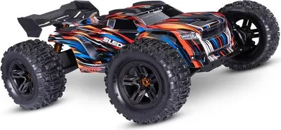 Produktbild von Traxxas Sledge 1:8 RTR orange mit Belted-Reifen