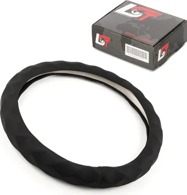 Produktbild von Lenkradbezug Ø 38x9 cm Schwarz für JEEP für CHRYSLER für FORD für LAND ROVER