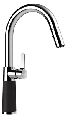 Produktbild von SCHOCK Armatur SC-520 in NERO mit Zugauslauf / CRISTALITE PLUS®