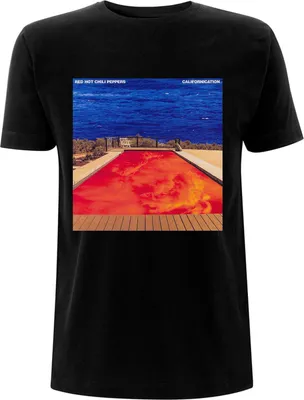 Image de Red Hot Chilli Peppers - "Californication" T-Shirt für Herren/Damen Uni RO420 (S) (Schwarz)