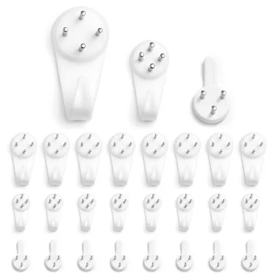 Produktbild von Nagelhaken [24 Stück], Wandhaken, Bilderhaken