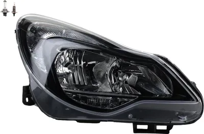 Produktbild von Johns, Scheinwerfer Front passend für Opel Corsa D 01/2011- Rechts mit Leuchtmittel 1216646 1216645 1216656 1216786 1216833 13446802 95510688 95510690