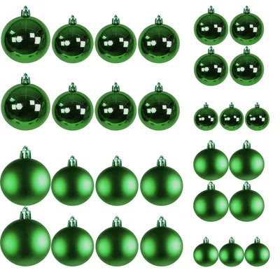 Image de 30pcs Boules de Noël / boules de Noël vert lime Ø 4/5/6/7cm