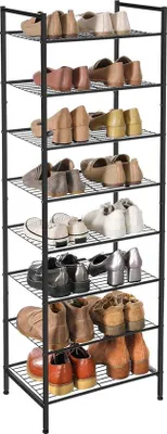 Image de Étagère à chaussures, rangement pour chaussures, 30,5 cm (P) x 44,6 cm (L) x 128,5 cm (H)