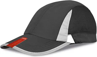 Produktbild von Result Headwear RC086X | Sport Cap / Kappe / Mütze / Hut - Farbe: Black/White - Größe: One Size