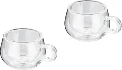 Zdjęcie produktu dla Zestaw 2 koszyczków do espresso Judge, borokrzemian, 7x5 cm, 75 ml, przezroczysty