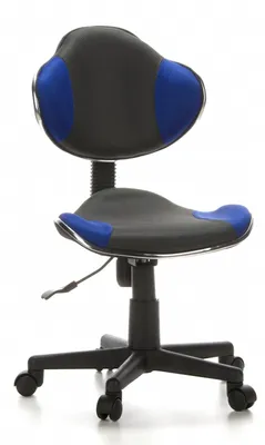 Image de hjh OFFICE Chaise tournante pour enfants KIDDY GTI-2 Chaise de bureau pour enfants réglable en hauteur sans accoudoirs Tissu