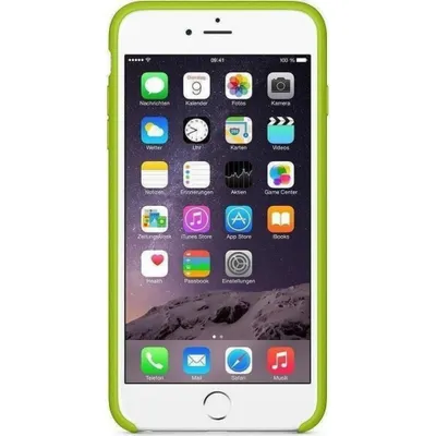 Produktbild von Apple iPhone 6 Plus Silicone Case MGXX2ZM/A grün