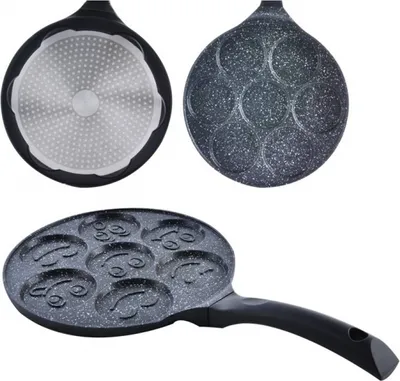 Produktbild von Orion | Pfanne - Crepespfanne - Ø 27 cm - 7 Mulden - Antihaftbeschichtung - für Eier und Pfannkuchen