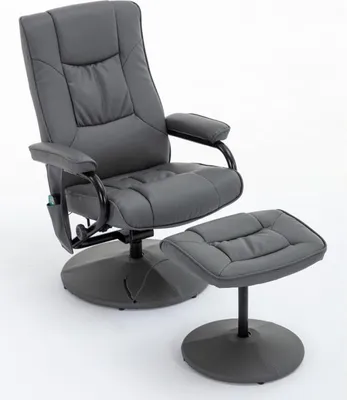 Produktbild von Happy Home Massagesessel Relaxsessel Heizfunktion Vibrationsmassage verstellbarer Fernsehsessel mit Fußhocker