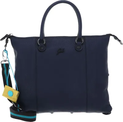 Produktbild von Gabs Leder Schultertasche G3 Plus TG Bull Black Shoulder Bag Ink Blue dunkelblau