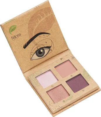 Image de Palette FELICEA avec quatre ombres à paupières naturelles 202 Rose clair 3,2 g