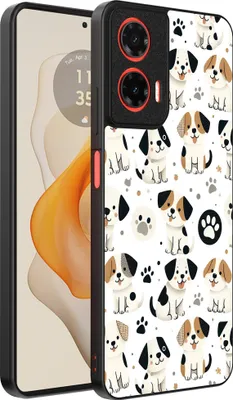 Produktbild von Smartphonica Handytasche Passend für Motorola Moto G Stylus 2024 mit Hundedruck - TPU Rückendeckung Fall Hund Design