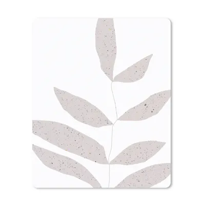 Produktbild von MuchoWow® Mauspad Mousepad Blätter - Design - Pastell 30x40 cm - Mousepads - Maus Mat - Pad - Mausunterlage - Mausmatten