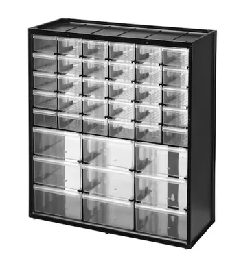 Obrázok produktu pre Stanley 1-93-981, Box na malé súčiastky, Plast, Čierna, Priehľadná, 365 mm, 160 mm, 445 mm