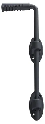 Immagine prodotto di Alberts 207106 Guida a pavimento Ovado, zincata, plastificata grigio grafite, dimensioni 400 x 16 mm