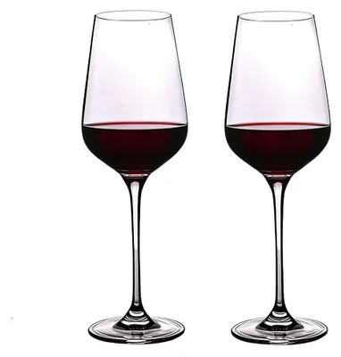 Rotweingläser-Set 2er, 500 ml, bleifreies Kristall, spülmaschinenfest