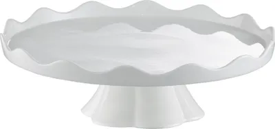 Produktbild von Tortenplatte mit Fuß Servierplatte Kuchenplatte Servierteller 30 cm Crema  AMBITION