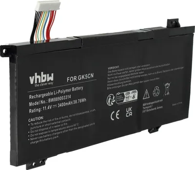 Produktbild von vhbw Akku kompatibel mit Machenike F117-FP7, X8Ti Plus, X8Ti Notebook (3400 mAh, 11,4 V, Li-Polymer)